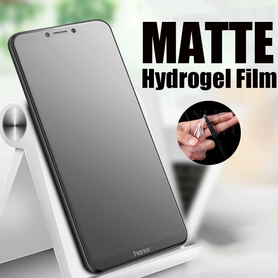 Матовая Гидрогелевая пленка с полным покрытием для Huawei P30 P40 Lite P20 Pro защитная из