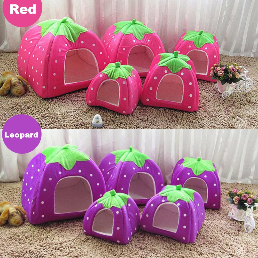 Домик кровать для кошек маленькие кровати собак коты с принтом Звездная ягода