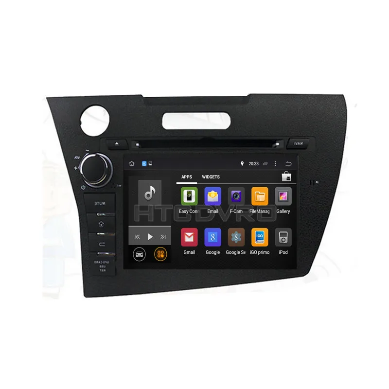 YMODVHT 7 дюймов 4G Восьмиядерный Android 9 0 1 автомобильный dvd плеер для Honda CR Z 2010 2018