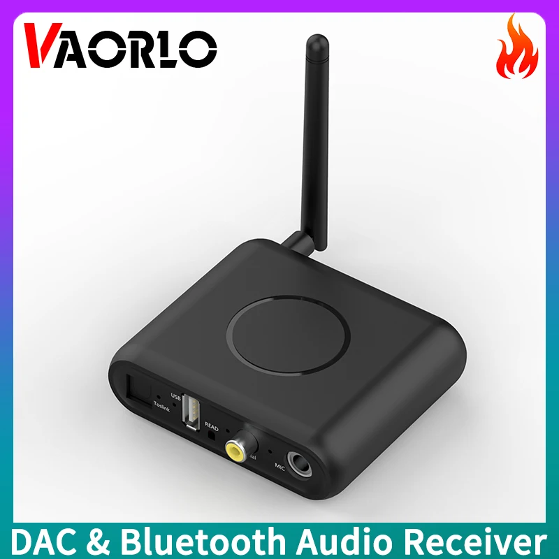 

DAC Bluetooth 5.0 Audio Receiver Optical Fiber Coaxial AUX 3.5mm RCA USB U Disk Decoder Converter Wireless Adapter For Speaker