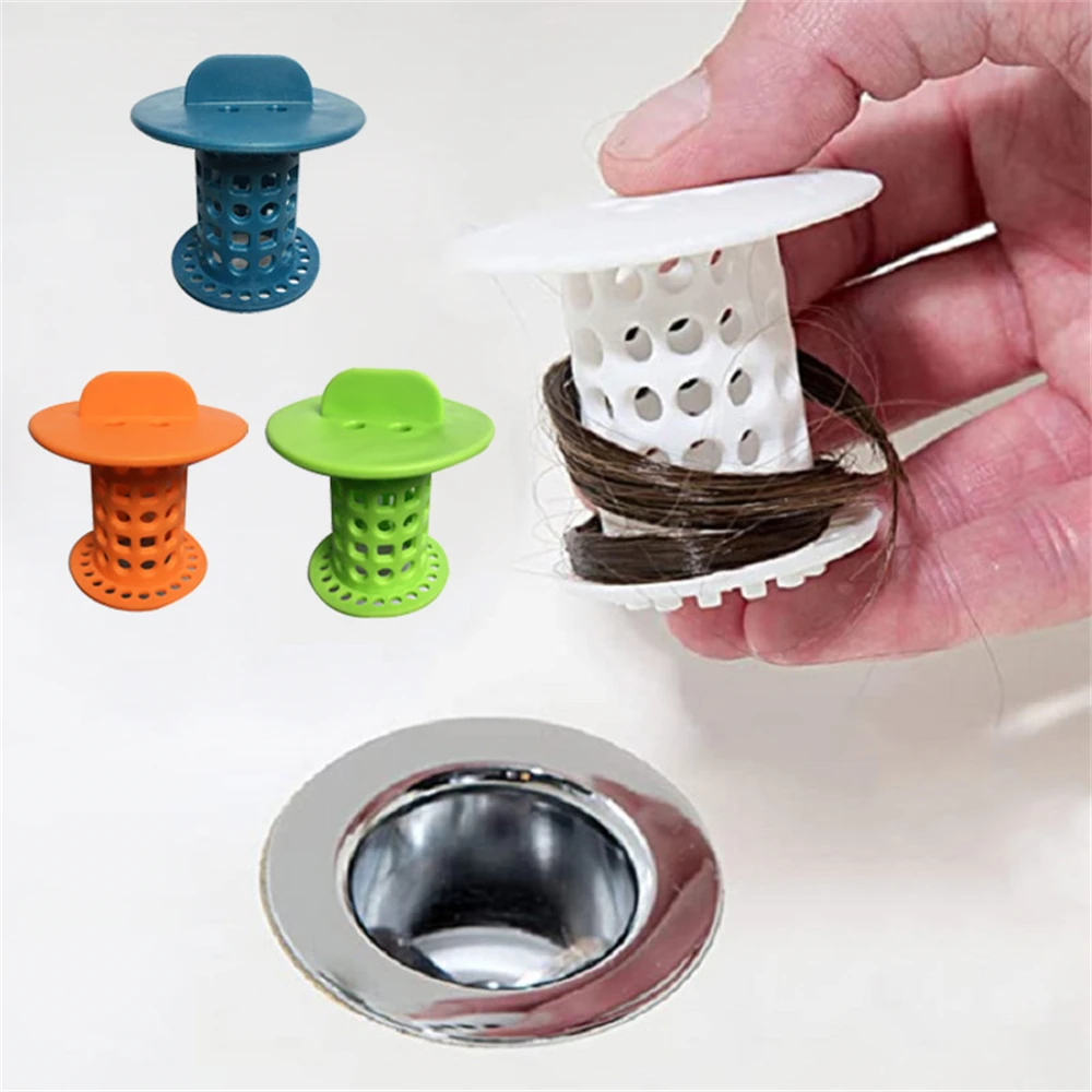 

Bathroom Sink Strainer Filter Hair Catcher Bath Stopper Plug Universal Anti Clogging Shower Floor Drain Cover Kitchen Accessorie