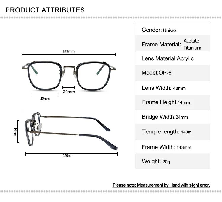 

Retro Titanium Acetate Glasses Frame Women Progressive Multi-focal Lens Optical Eyewear Vintage See Near Far Reading Eyeglasses