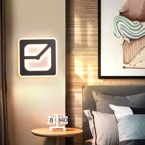 LED Simple Wall Light For Bedside Stairway Bedroom Dining Room Kitchen Gallery Porch Aisle Coffee Bar Foyer Indoor Creative Lamp
