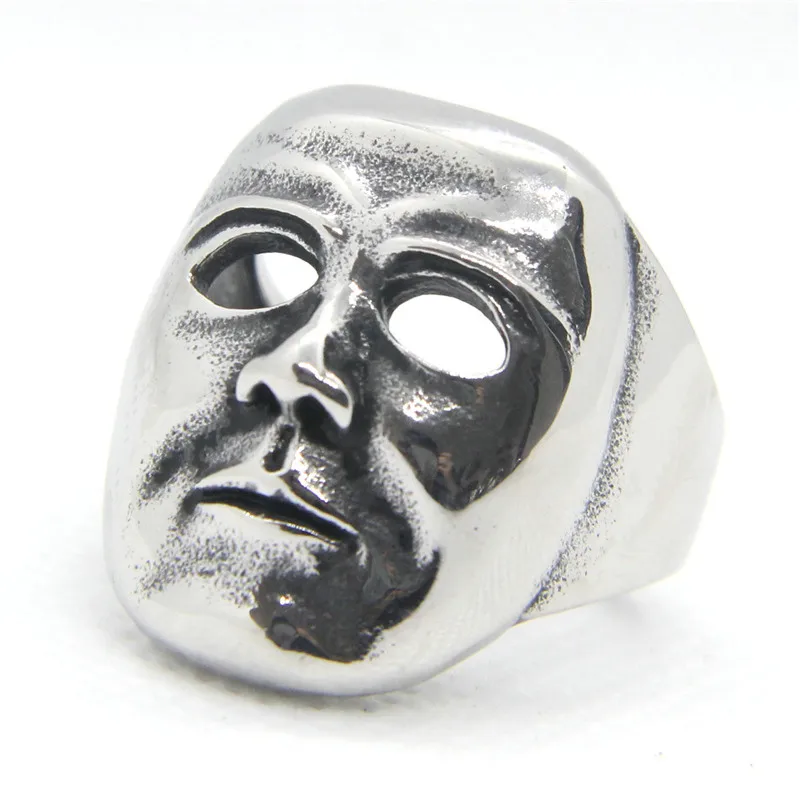 

Кольцо с маской, из нержавеющей стали 316L, Размер 7-13