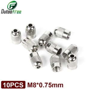 10 шт.лот, аксессуары для инструментов Dremel, гайки из нержавеющей стали, Электрический шлифовальный станок, Алмазный вращающийся инструмент, Гайка подходит для M8 * 0,75 мм