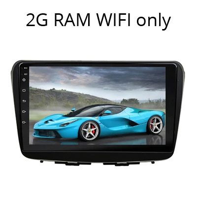 Sinosmart Android 8,1 2Din ips/QLED 2.5D экран, Автомобильный gps Радио навигационный плеер для Suzuki Baleno Brezza-19 - Цвет: Baleno 2G