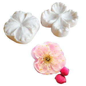 Персиковый Цветок Veiner силиконовая форма торт шоколадный помадка Gumpaste сахарная глина цветок украшения торта DIY M2129 силиконовые формы