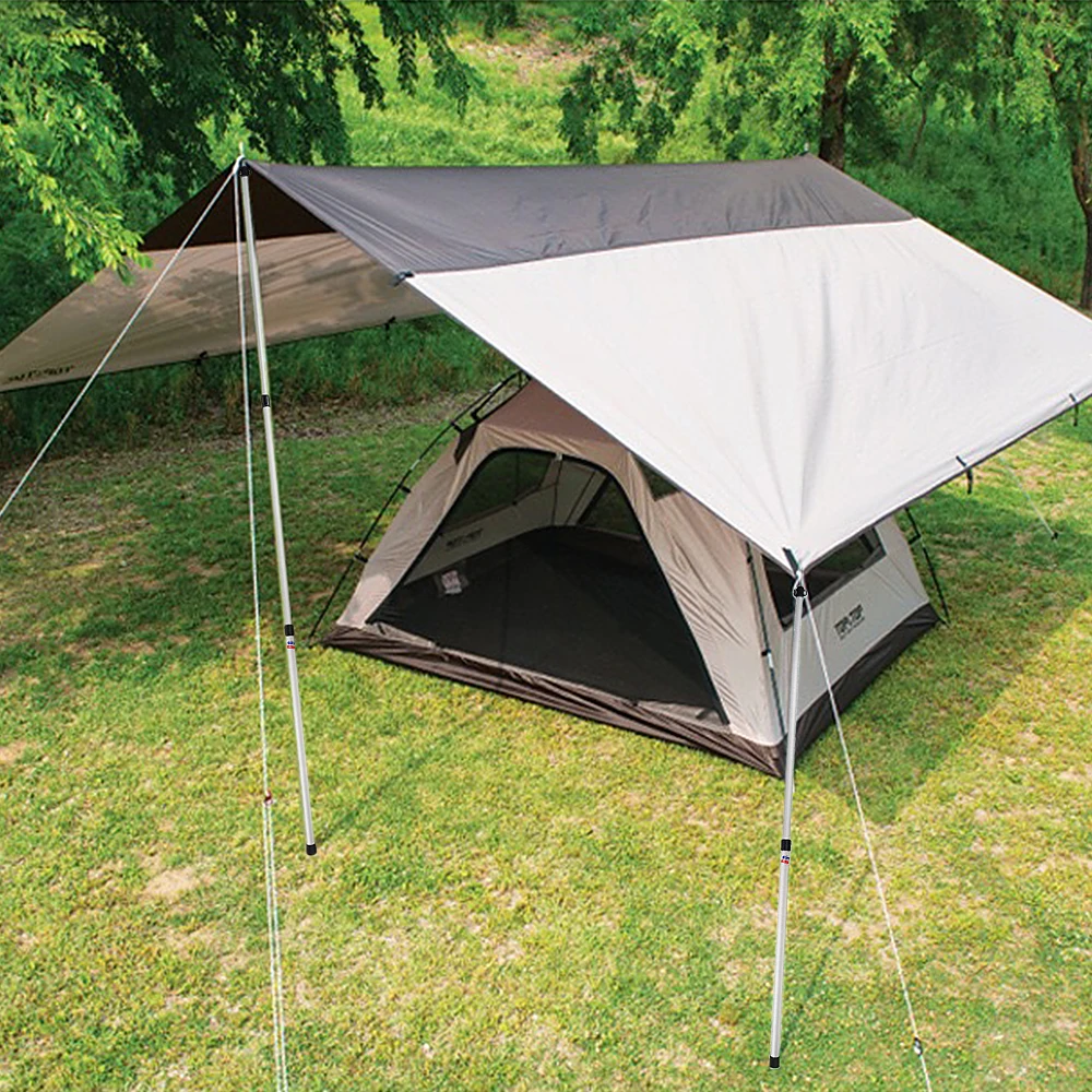 

Outdoor Camping Tent Pole Thicken Aluminum Alloy Adjustable Tent Support Rods Hiking Backpacking Beach Shelter Tarp Awning Pole