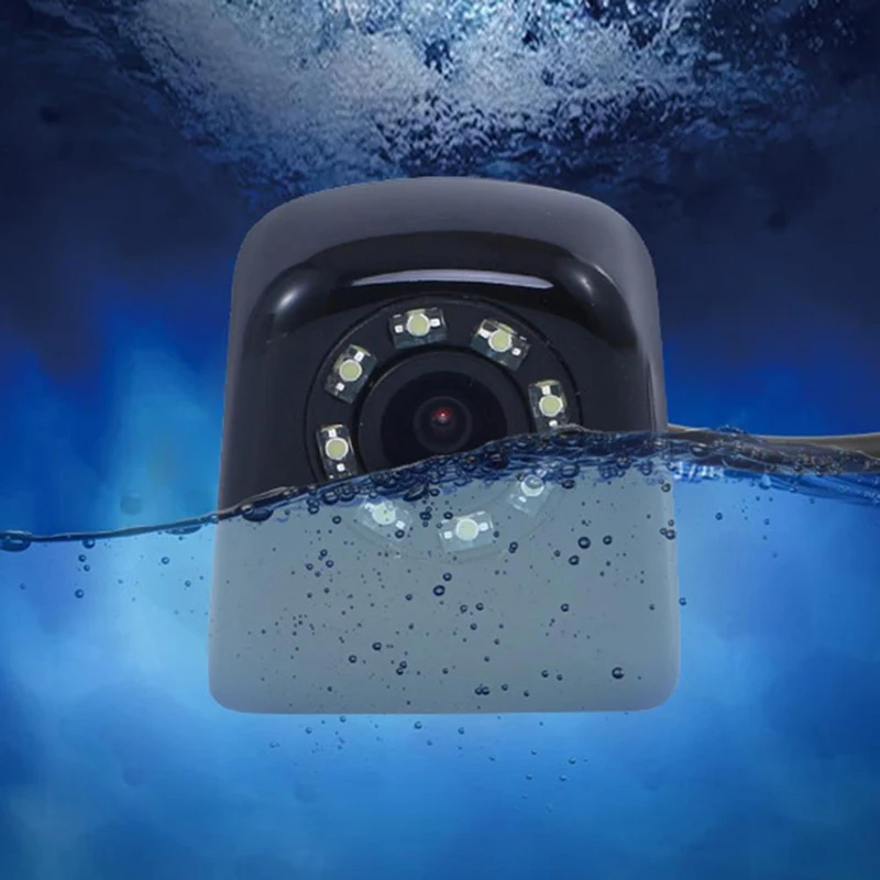 New Car Backup Camera HD Reverse Mini Front view / Rear View Cameras 8 LEDs Lights Night Vision IP68 Waterproof | Автомобили и