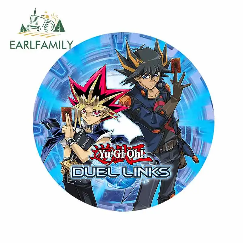 

EARLFAMILY 13cm x 12.7cm for Yu-Gi-Oh Car Stickers and Decals 3D Personality Stickers Body for Car Scratch-proof Vinyl Sticker