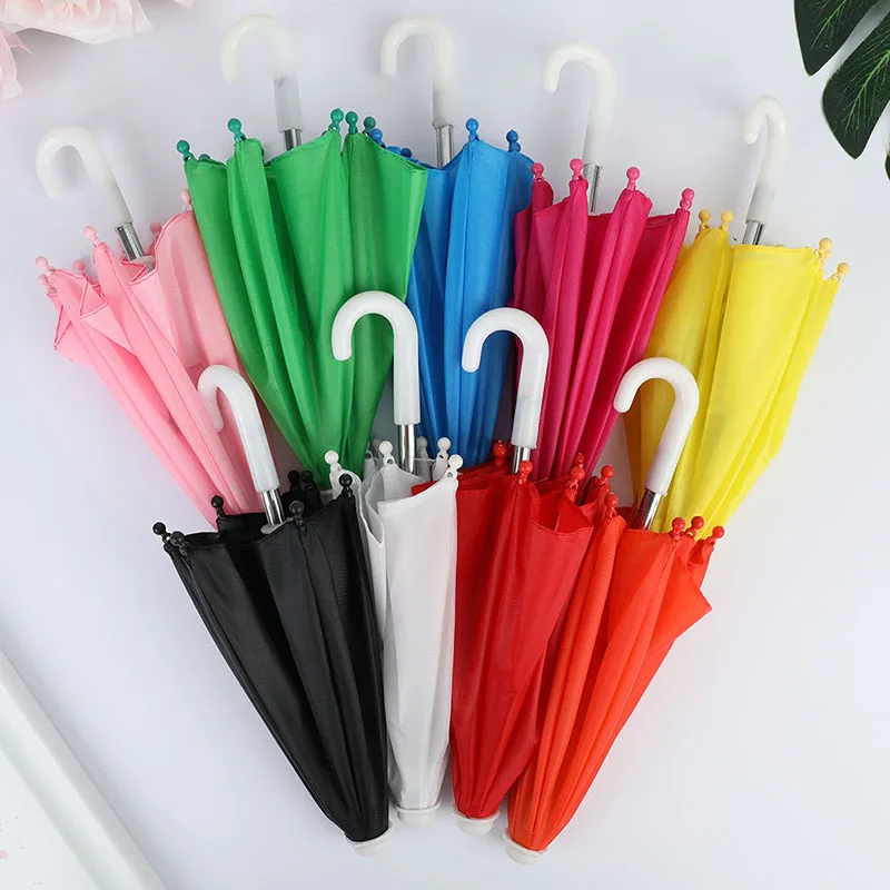 

Mini Doll Umbrella Toy Rain Gear DIY Dolls Accessories for 18 Inch Baby Doll Decor Educational Toy Kids Children Birthday Gifts