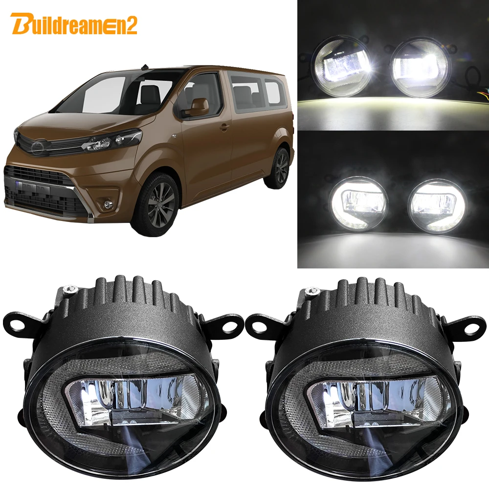 Buildreamen2 для Toyota Proace 2013-2016 автомобиля 90 мм светодиодный проектор передние
