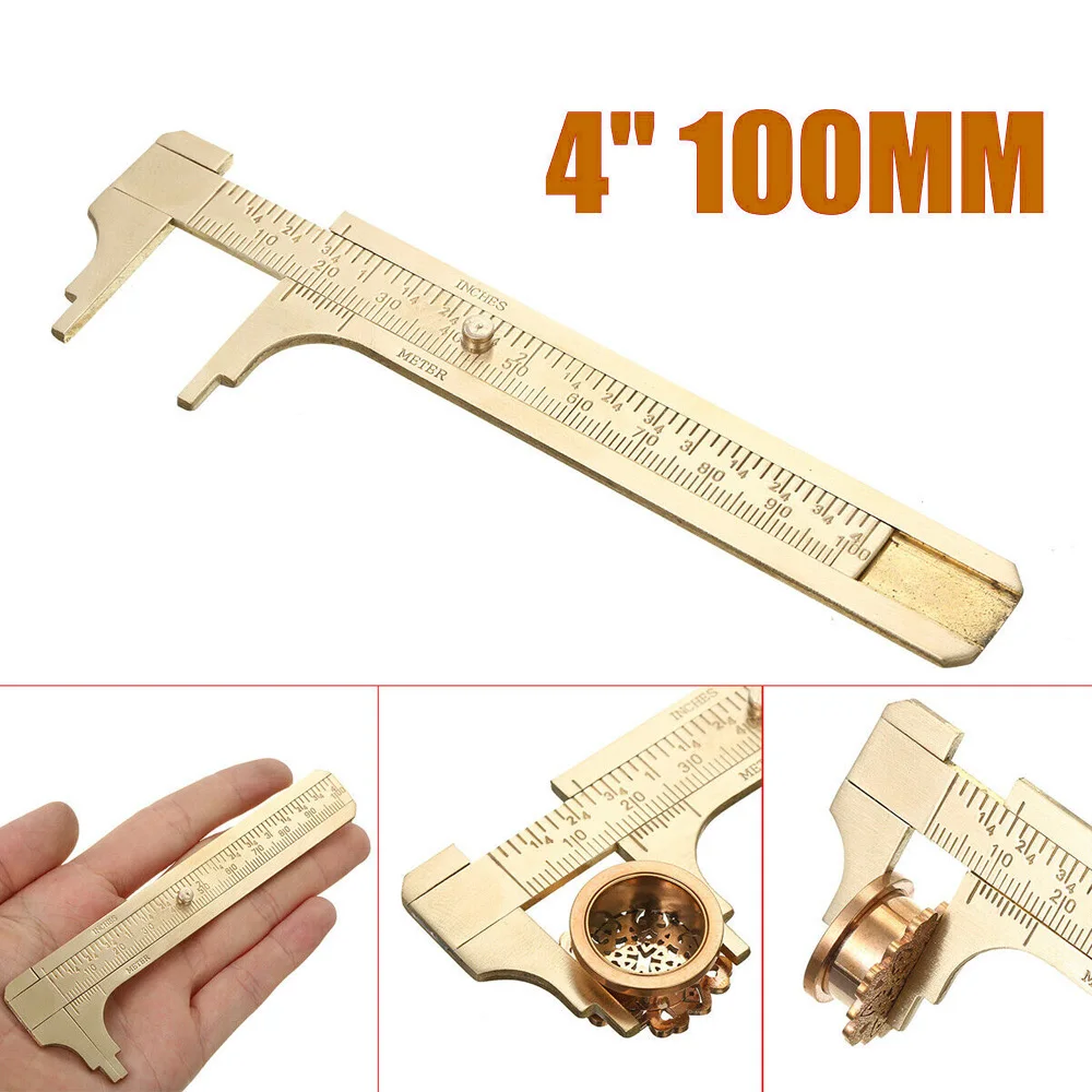 Измерительный калибр дюйм миллиметры портативный карманный инструмент для
