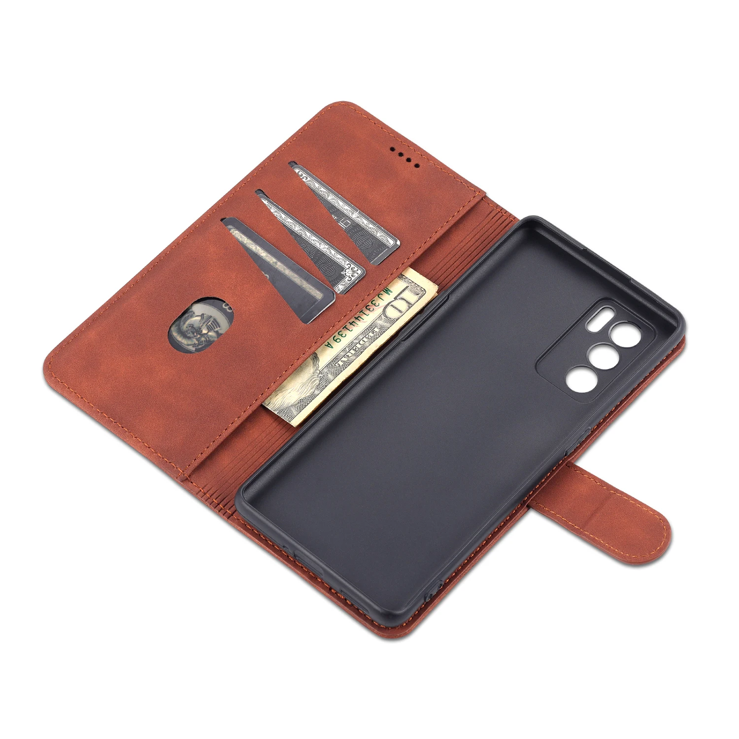 Флип-чехол для OPPO Reno 6 телефон с чипом MediaTek версии 43 дюйма защитный чехол-кобура