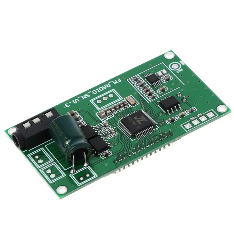 2020 Новый PLL LCD Цифровой FM радио приемник модуль 87 108 МГц беспроводной микрофон