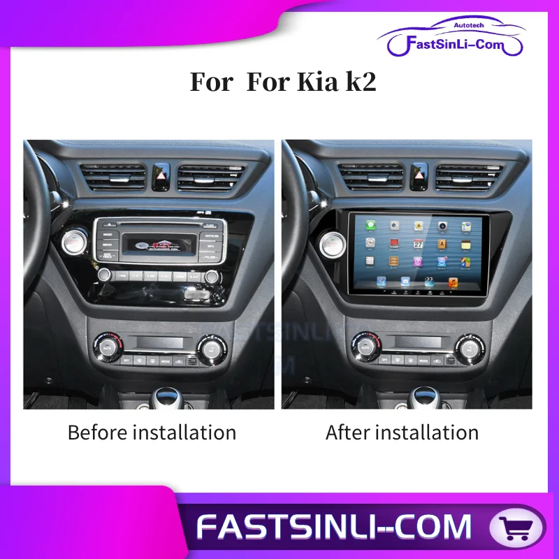 Для Kia k2 RIO 9 дюймов Android автомобильный мультимедийный плеер радио 2din 2010 2011 2012 2013 2014