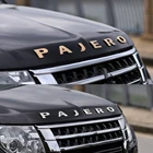 Наклейка PAJERO для Mitsubishi PAJERO V73, V93, V97, V31, V32, V33, V34, Спортивная эмблема PAJERO, наклейка с эмблемой, наклейка с автонастройкой капюшона
