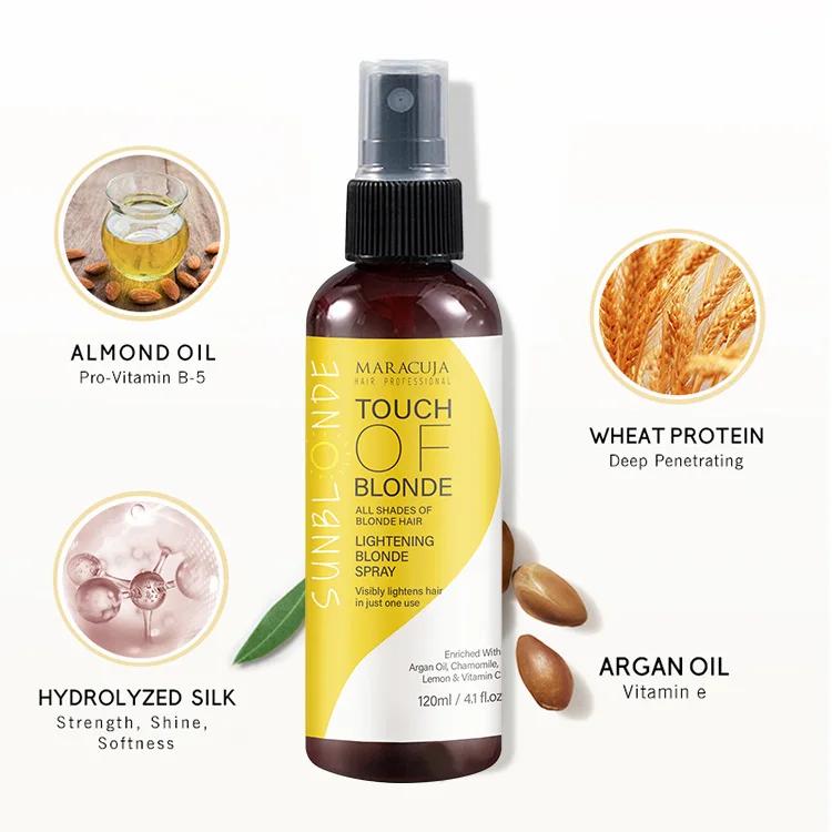 

120ml Temperature change cream color change spray hair dye to lighten all hair color Hair Lightener spary