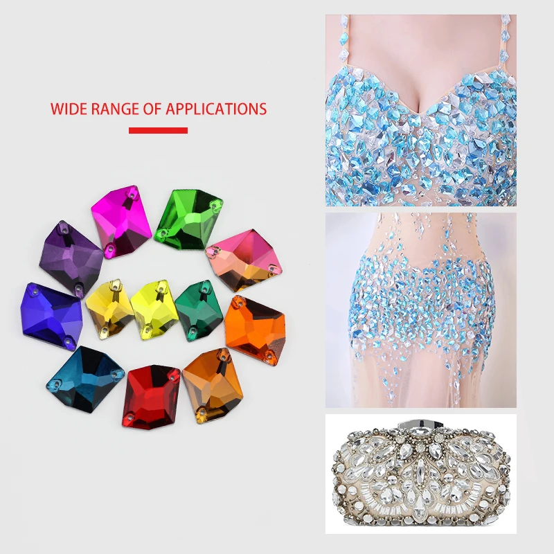 Пришивные стразы в форме инопланетянина все цвета размеры швейные Стразы для