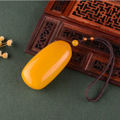 Модный huanglongyu оригинальный камень большой руль мужской куриное масло Руль Кулон |