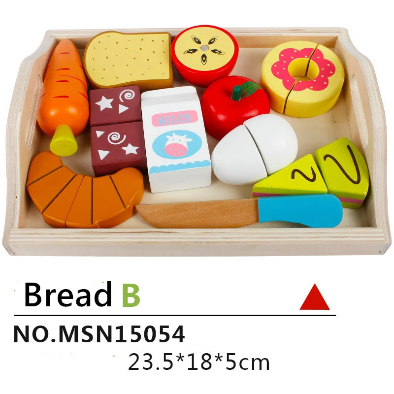 Cutting Wooden Pretend Toys Montessori Fruits and Vegetables Classic Game Simulation Kitchen Series Early Educational | Игрушки и хобби