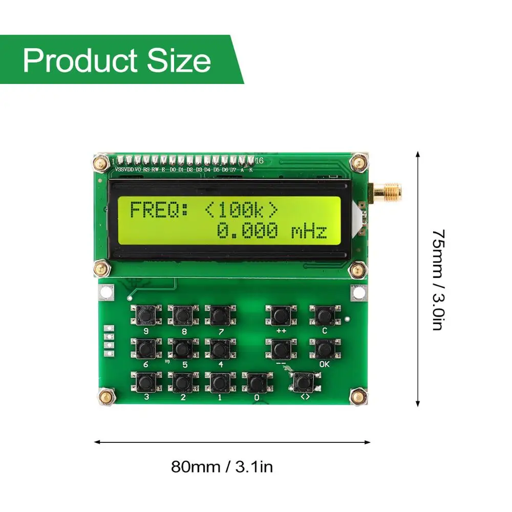KKMOON ADF4351 источник сигнала VFO генератор сигналов переменной частоты от 35 МГц до 4000