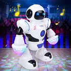 Умный робот-танцующий Детский Электронный, музыкальная мигающая игрушка со светодиодный светильник кой, подарок для детей, экшн-фигурки, Прямая поставка