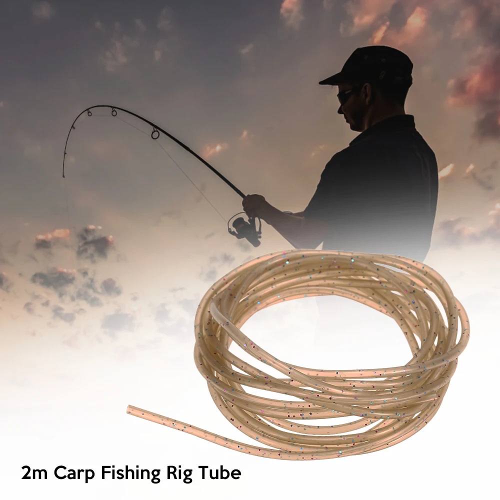 

2M Rig Tube Carp Fishing Silicone Rig Sleeves Soft Carp Rig Tube Carp Fishing Tackle Accessories Carp Fishing Pesca