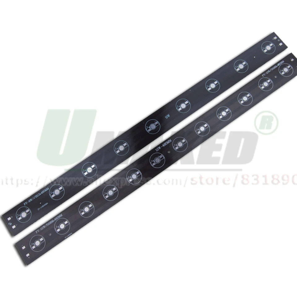 20pcs LED PCB Aluminum board plate 9W 12W 18W RGB Floolight pcb plate for LED Tube light Landscape Light Strip DIY by DHL FEDEX
