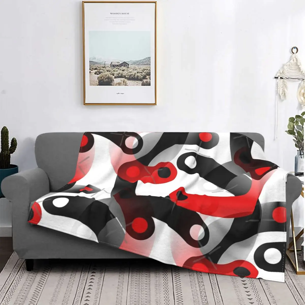 

Wiggle Room-Manta абстракта миниатюрная, colcha a cuadros para cama, sofa, manta con capucha, fundas para cama de invierno