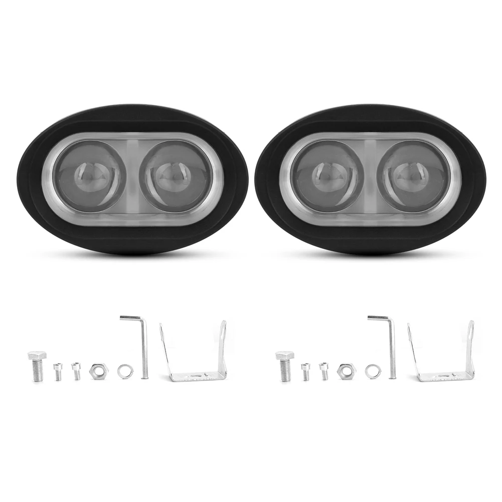

2Pcs Universal 20W Spot Beam LED Lights Car Truck SUV Driving Lamp White Light