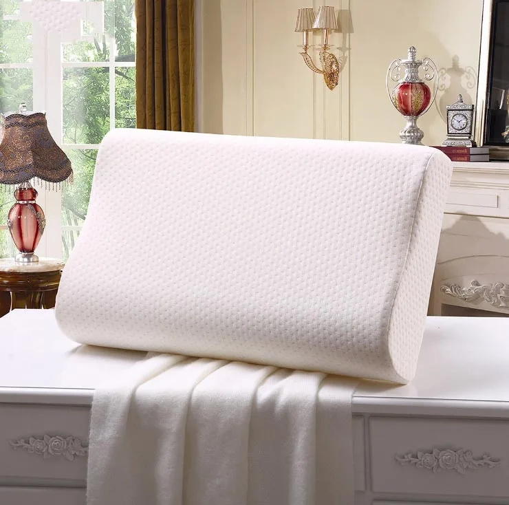 Белый Sofa Memory Foam Pillow for Good Sleep Helps Healthy Waves Super Soft Orthopedic Neck Pillow Bedding Sex Furniture for Couples - Цвет: Белый