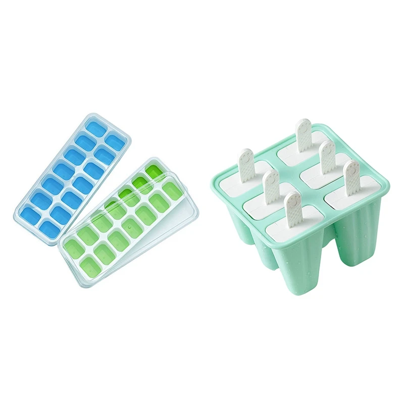 

2 шт., мороженые и 1 шт. формы для мороженого