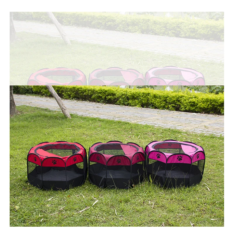 Складная кровать для собак восемь углов фототкань аксессуары кошек и ткань