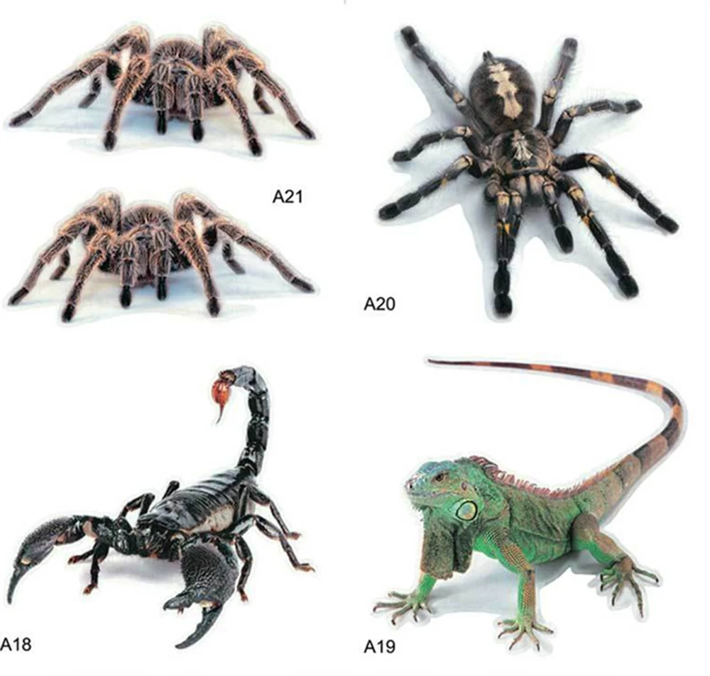 3D Автомобильная наклейка spider gecko scorpion для Mitsubishi ASX/Outlander/Lancer Evolution/Pajero/Eclipse/Grandis