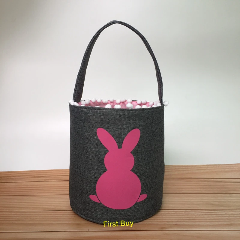 30 шт./лот монограмма персонализированная сублимационная Пасхальная корзина для