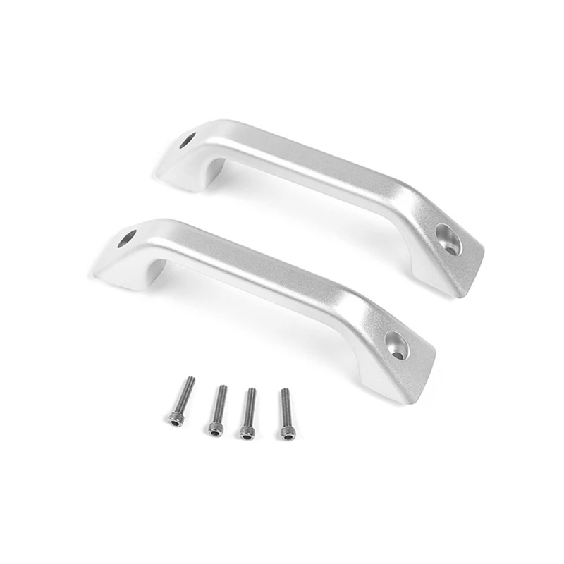 

Car Door Rear Armrest Grab Handle Cover Trim Accessories for Ford F150 2015-2020 Aluminum