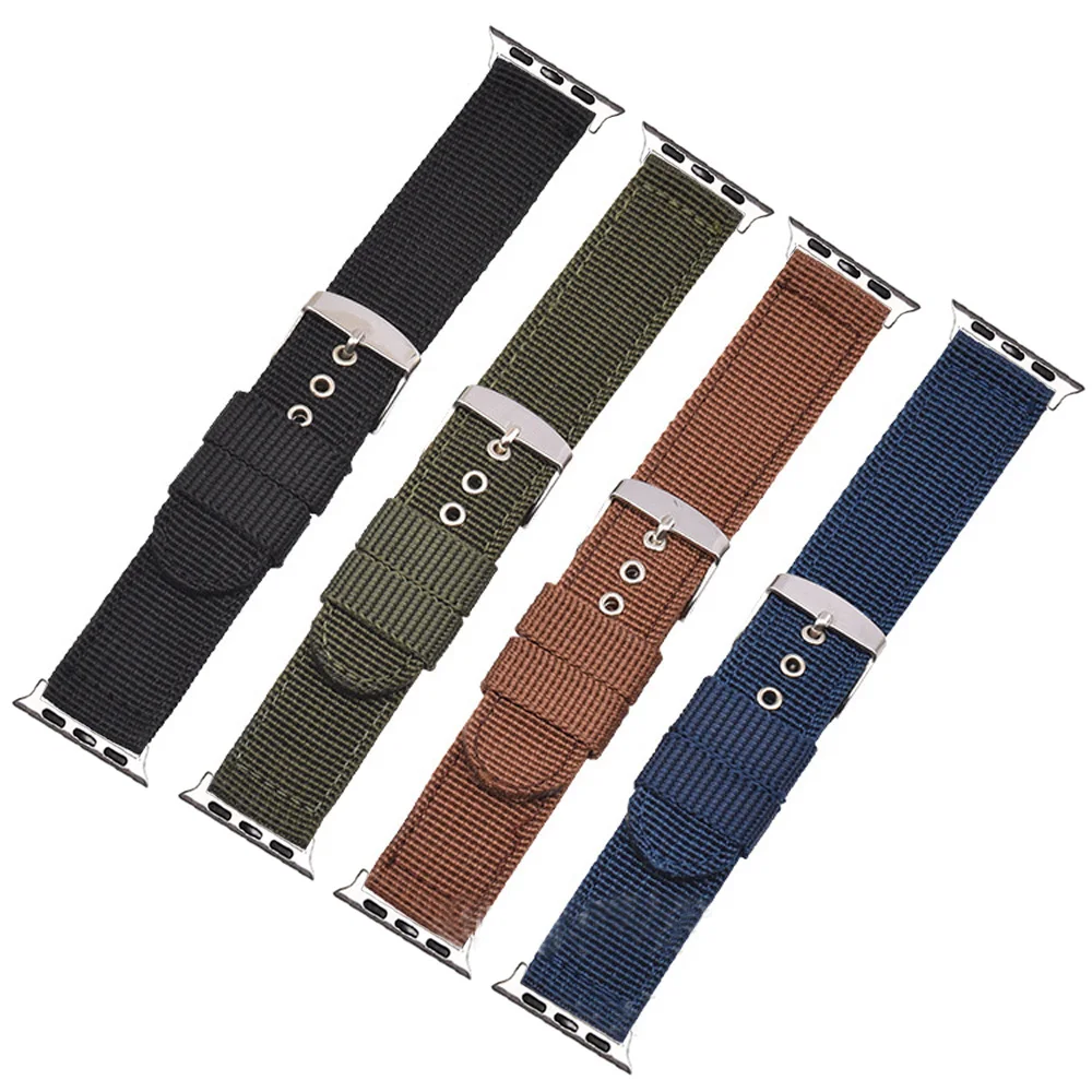 

Sport Bracelet 42mm 44mm 38mm 40mm Strap Nylon Watchband for Apple Watch Band Series 6 5 4 3 2 1 watch Band Accessories
