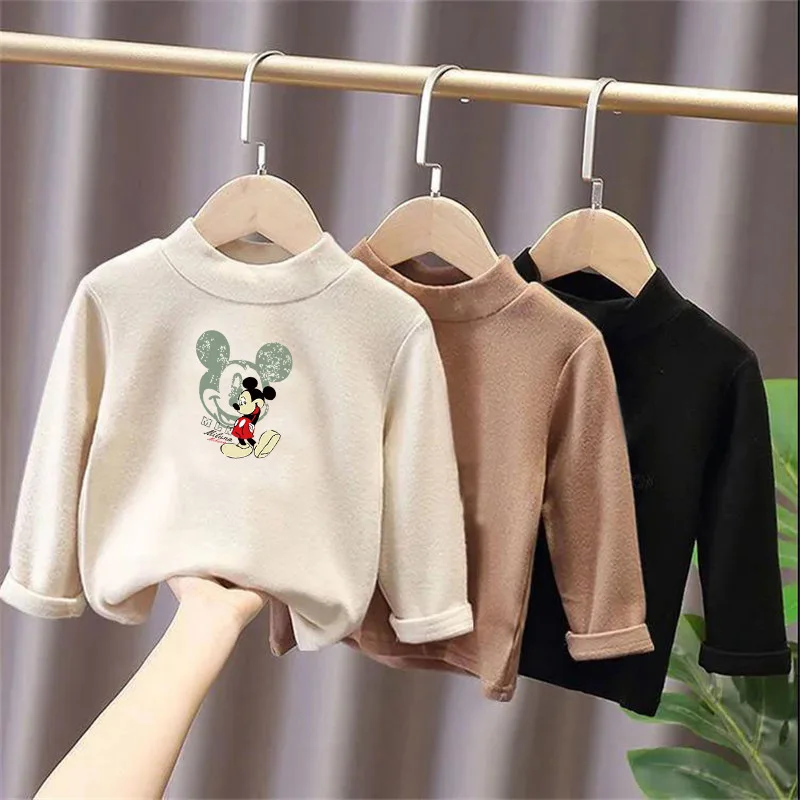 

Disney Designer Baby Clothes Kids Cartoon Character Costume Tops Shirts for Girl Boy Autumn Winter Baby Hoodis Toddler Sweatsuit