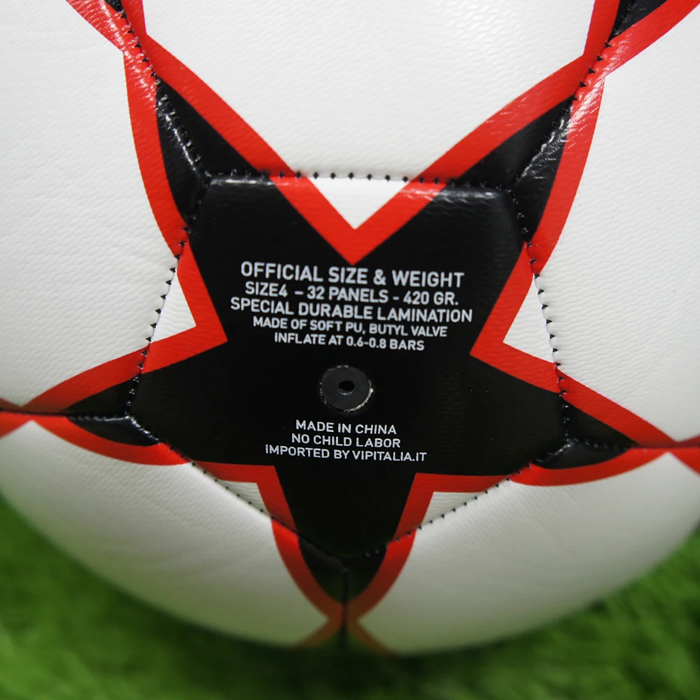 Детский футбольный мяч WISHOME с сумкой и регулируемой ручкой размер 4 для