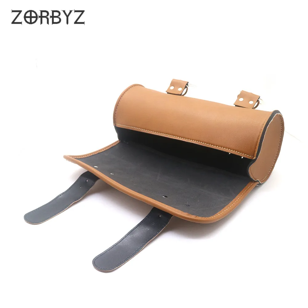 ZORBYZ желтая сумка для мотоцикла из синтетической кожи круглая барная руля