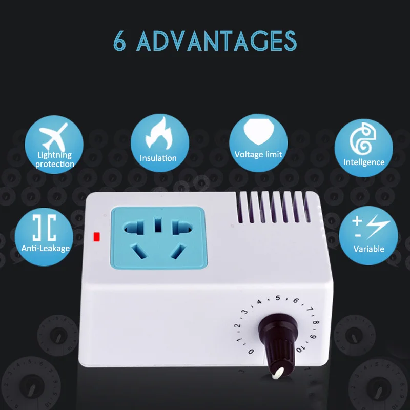 Переменный ток 220 В ЕС вилка преобразователь напряжения трансформатор 3500 Вт 10