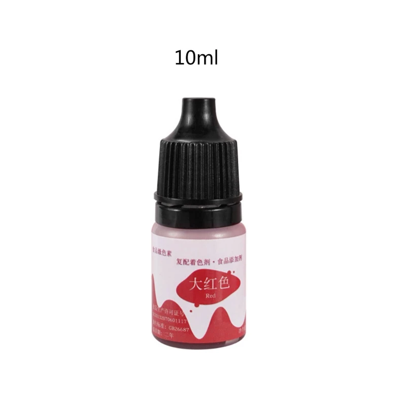 

LXAE 10 Colors 10ml Soap Dye Pigment DIY UV Epoxy Resin Mold Candle Coloring Liquid