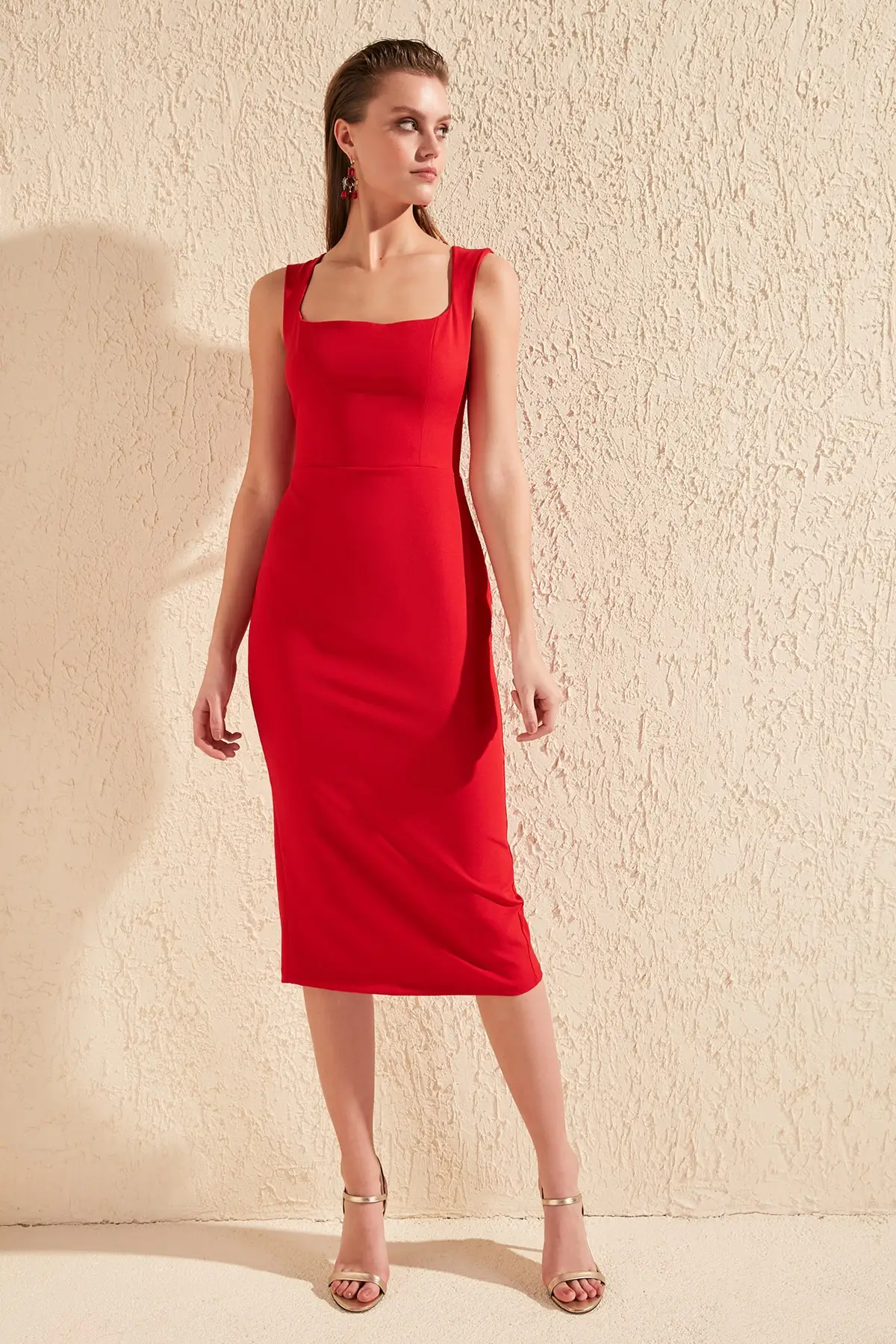 Платье с бантом TPRSS20EL0302|Женские платья| |