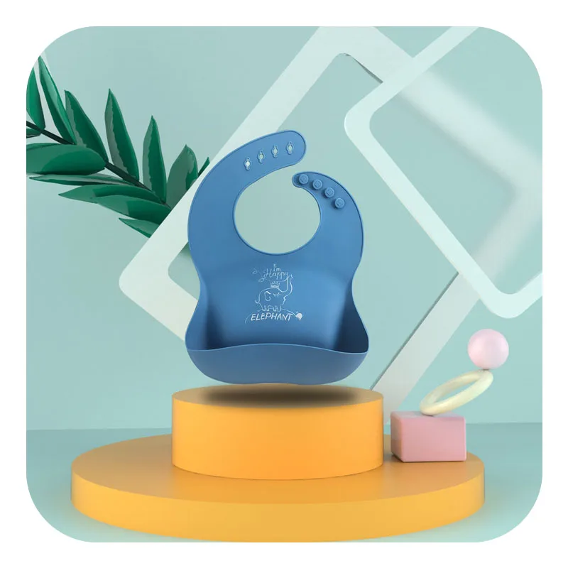 XCQGH 1Pcs Printed Baby Bibs Bandana Waterproof Boy Girl Food Grade Silicone Feeding Bib Stuff | Детская одежда и обувь