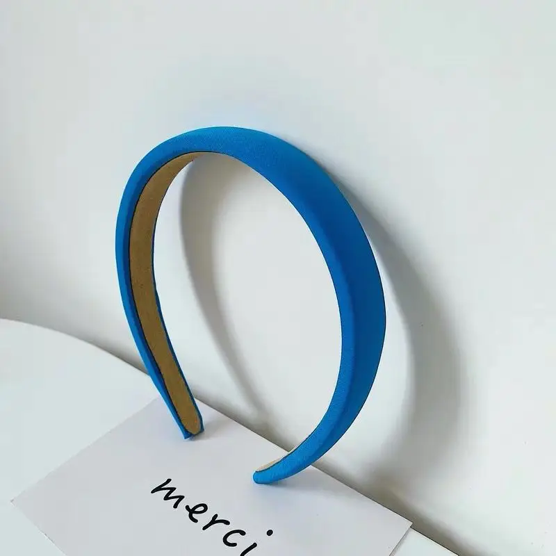 

New Korean Simple Style Color Wide Plastic Headband Solid Hair Band Hair Hoop Fashion Hair Accessories for Women Wholesale