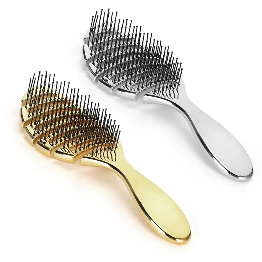 Винтажная масляная голова расческа для волос массаж кожи головы Женская влажная