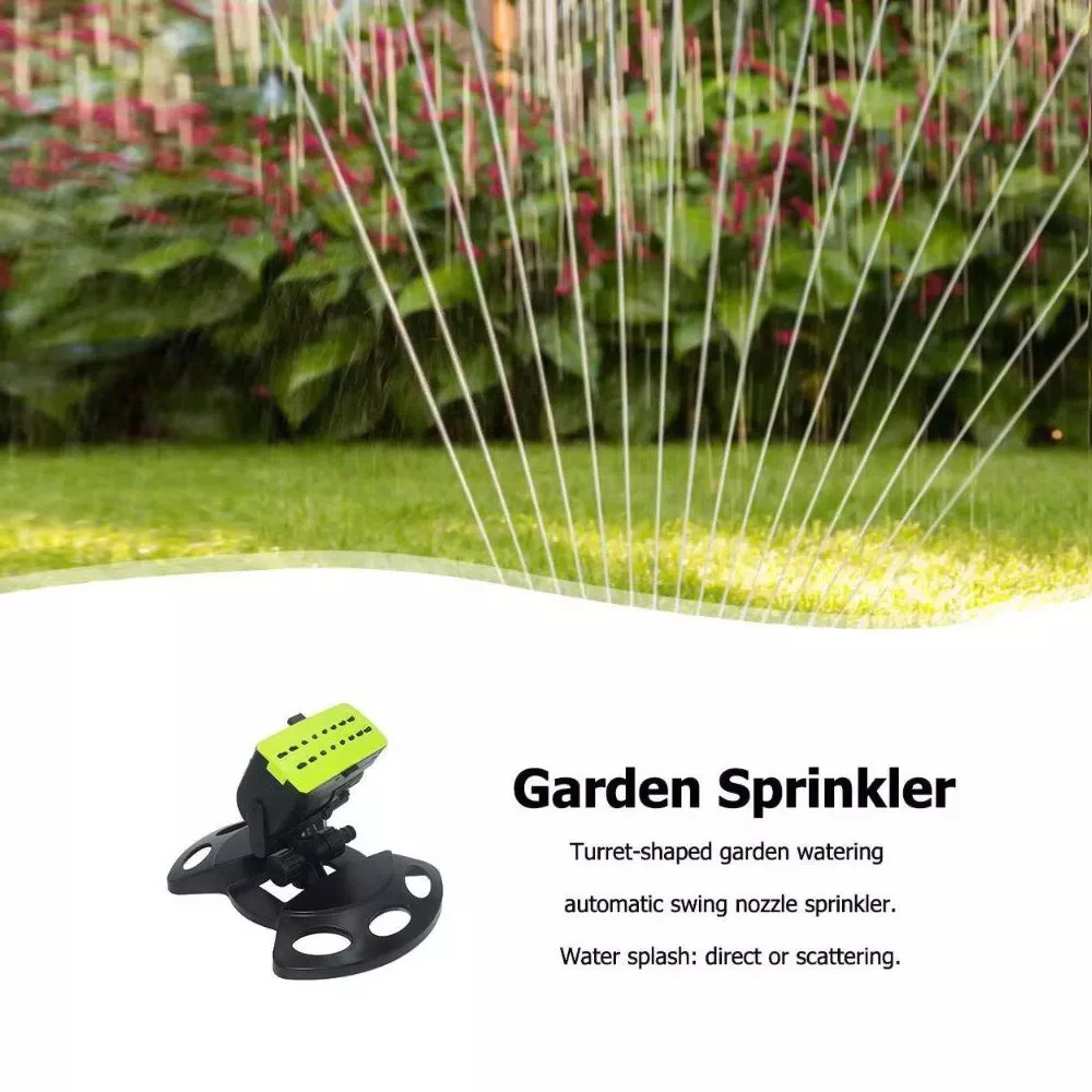Горячая 16 отверстий садовые спринклеры опрыскиватель Автоматическая качающаяся