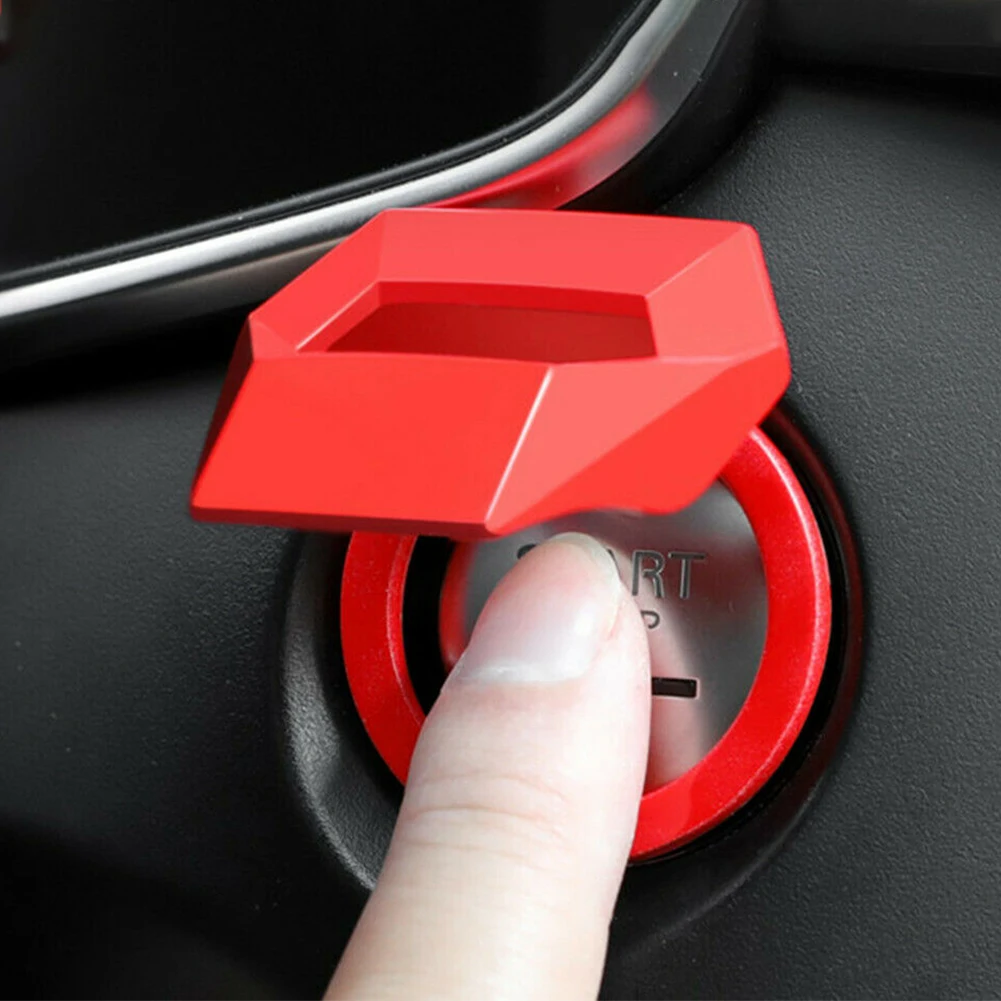 

SALE Universal Car Engine Start Stop Push Button Switch Decor Cover Car Accessories Decorative Trim Sticker Car Accessories
