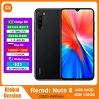 Xiaomi Redmi Note 8 (глобальная версия), 4 Гб 64 Гб2021 ГБ, 128 дюйма, Восьмиядерный процессор Helio G85, мобильный телефон дюйма, четырехъядерная задняя камера 48 МП, 6,3 мАч